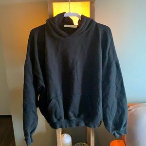 Mens black mnml hoodie